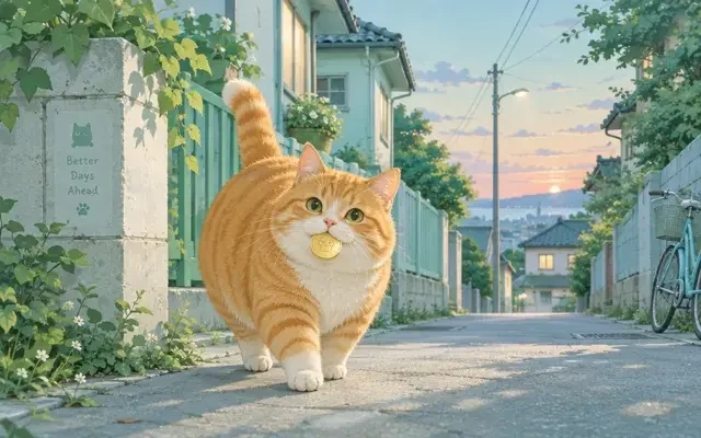 海角吃瓜网 · 小区流浪猫连续一周叼来硬币，监控拍下全过程引热议 配图