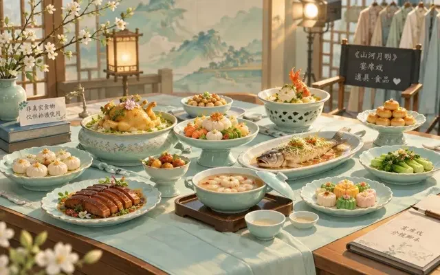 海角吃瓜网 · 探班揭秘：为什么古装剧的饭看起来那么香 配图